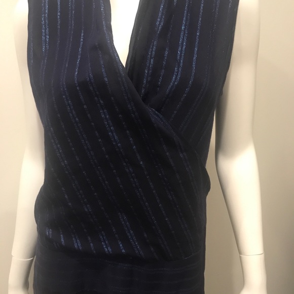 Maria Cornejo Madira maxi dress blue metal stripe - Picture 4 of 10